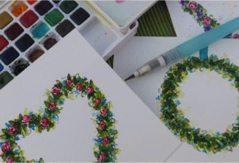 How To Paint A Watercolor Flower Wreath