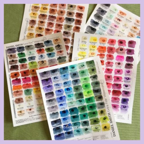 Daniel Smith Watercolor Dot cards are an affordable way to discover new colors and create small watercolor projects