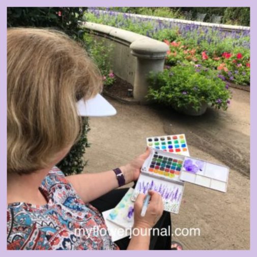 Plein air painting in the garden can be such a pleasant experience. Here are my tips and ideas for a succssful day plein air painting in the garden.