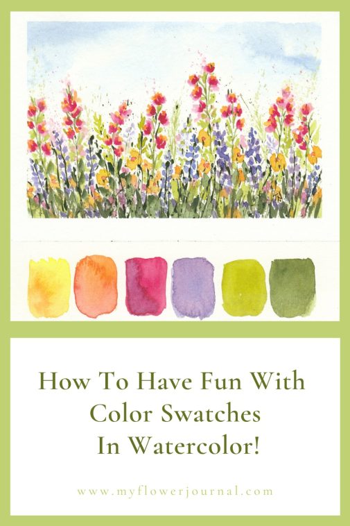 How To Have Fun With Color Swatches In Watercolor