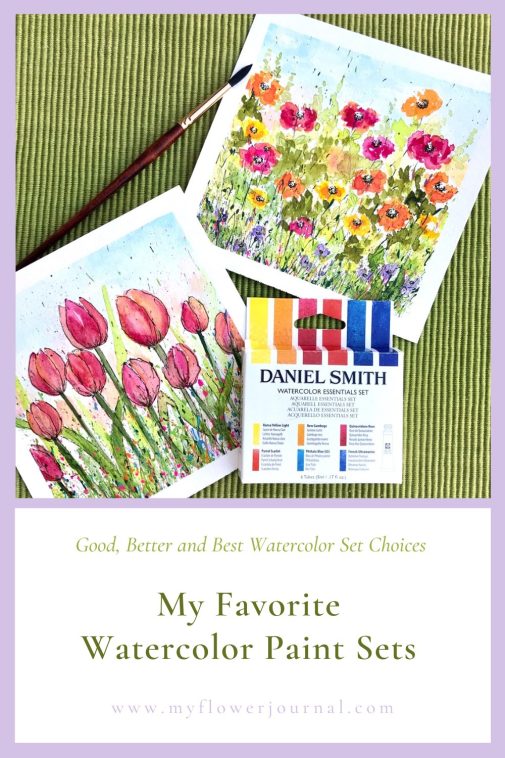 My favorite watercolor paint sets