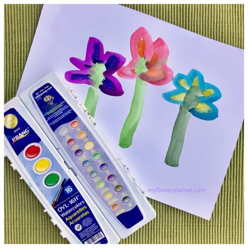 The Prang water color set is great for beginners or children. Its a good choice if you aren't ready to spend a lot on your art supplies. myflowerjournal.com