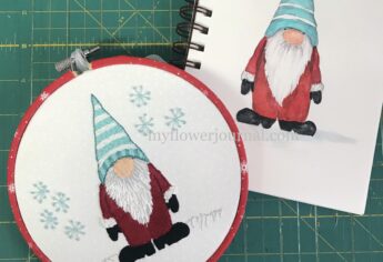 Gnome Drawing to Watercolor or Embroider