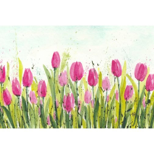 Learn how to paint pretty tulips in watercolor with this tutorial from myflowerjournal.com