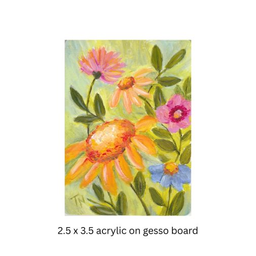 Acrylic flower painting by Tammy Northrup