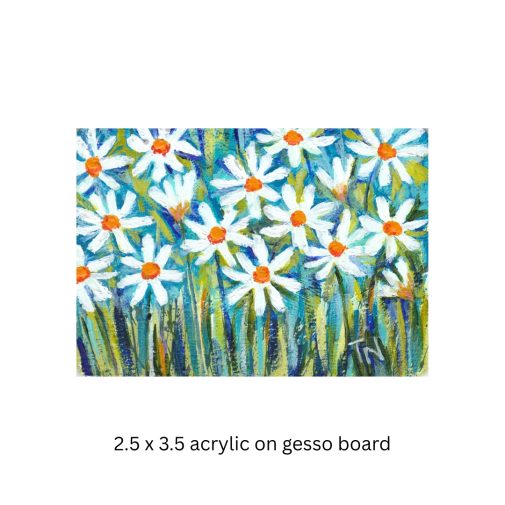 Small acrylic flower painting by Tammy Northrup